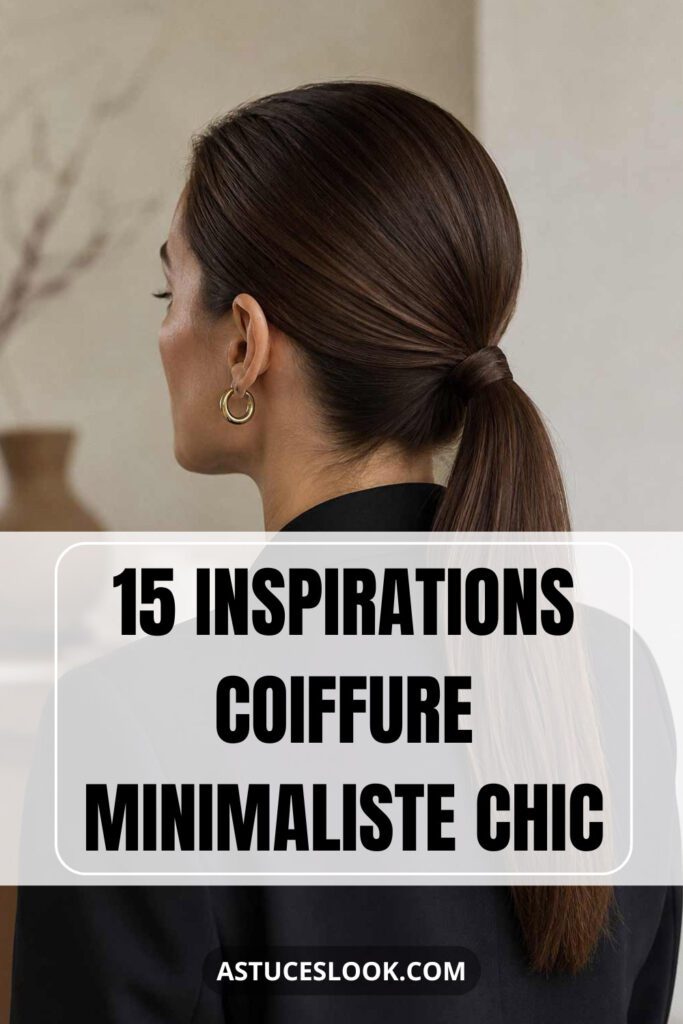 Lire la suite à propos de l’article 15 inspirations coiffure minimaliste chic